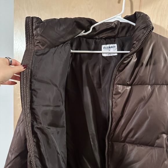 Old Navy brown puffer size medium - Picture 4 of 4